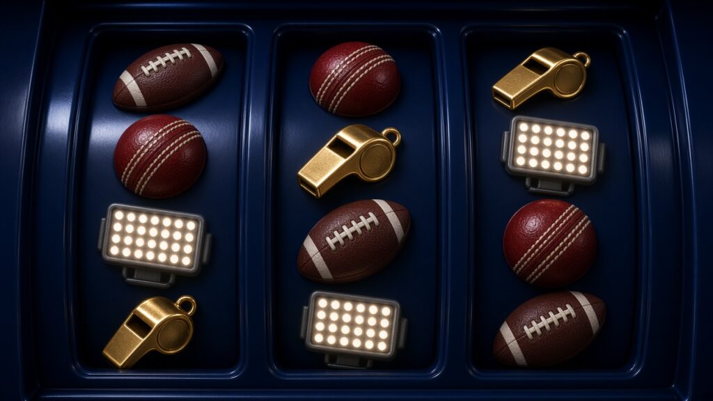 Sports-themed reels illustrating Drem Fantasy Slot Games for Malaysia
